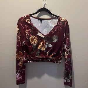 Crop top long sleeve